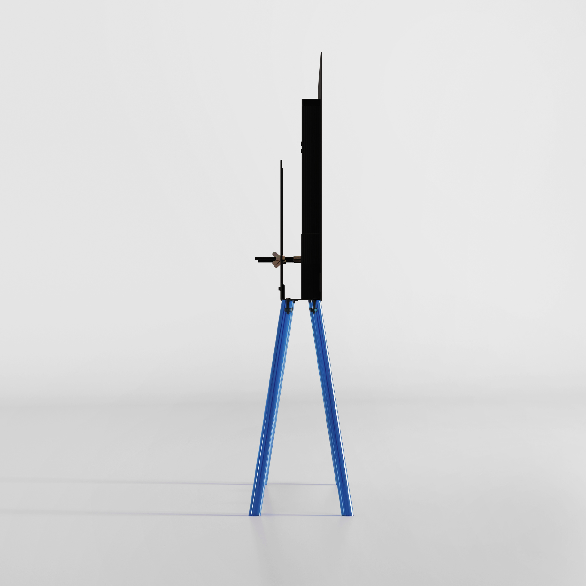 JALG TV-Stand Acrylic / Blue 42" - 55"